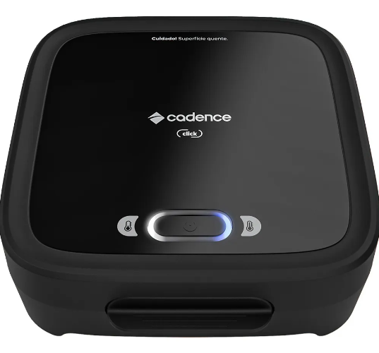 Sanduicheira Elétrica Cadence SAN400 Potência de 750W Preto