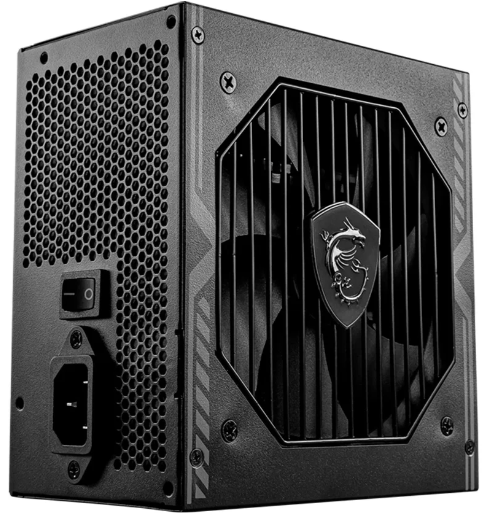 Fonte MSI MAG A650BN, 650W, 80 Plus Bronze, PFC Ativo, Com Cabo, Preto - 306-7ZP2B22-CE0