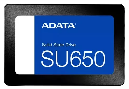 SSD240GB Adata 3 2.5 SU650 ASU650SS-240GT-R 240GB preto