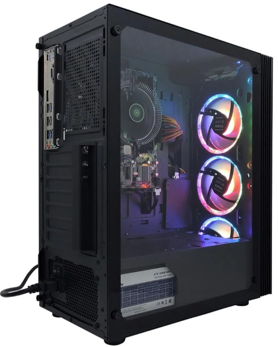 PC Gamer Concórdia AMD Ryzen 3-3200G, RGB, 8GB DDR4, SSD 240GB, Linux, Preto - 31723