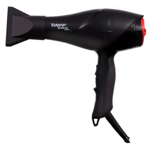 Secador De Cabelo Taiff Black Ion 2000w Para Barbearia