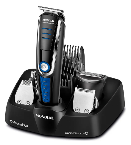Aparador De Pelos Super Groom 10 Mondial 6W Bivolt BG-03