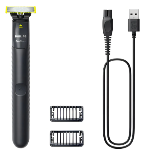 Aparador de Pelos Philips OneBlade QP1424/10 na Cor Cinza chumbo -