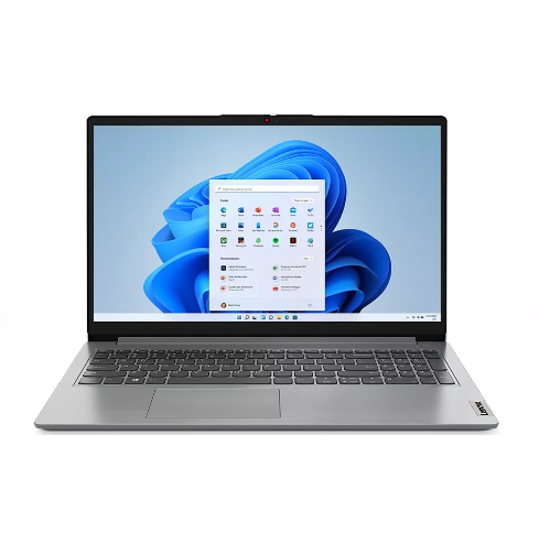 Notebook Lenovo Ideapad 1i Intel Core i5 - 1235U, 8GB RAM, 512GB SSD, Windows 11 Home, Tela 15,6'' HD - 82VY000QBR