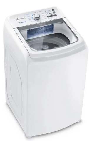 Máquina de Lavar Electrolux 14kg Branca Essential Care com Cesto Inox e Jet&Clean LED14