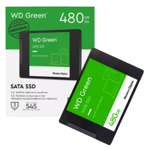 Ssd Disco Sólido Interno 480gb Wd Green 2,5 Sata 3 - Original