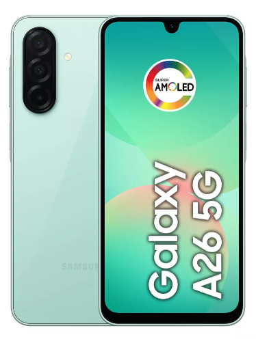 Celular Samsung Galaxy A26 5g 256gb, 8gb Ram, Câmera De 50mp, Ip67, Tela Super Amoled 6.7 , Nfc - Verde